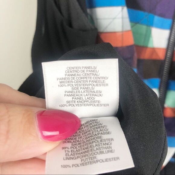 RACHEL ROY | Geometric Zip Front Multicolor Shift Dress Women’s Size 4 - Picture 9 of 9